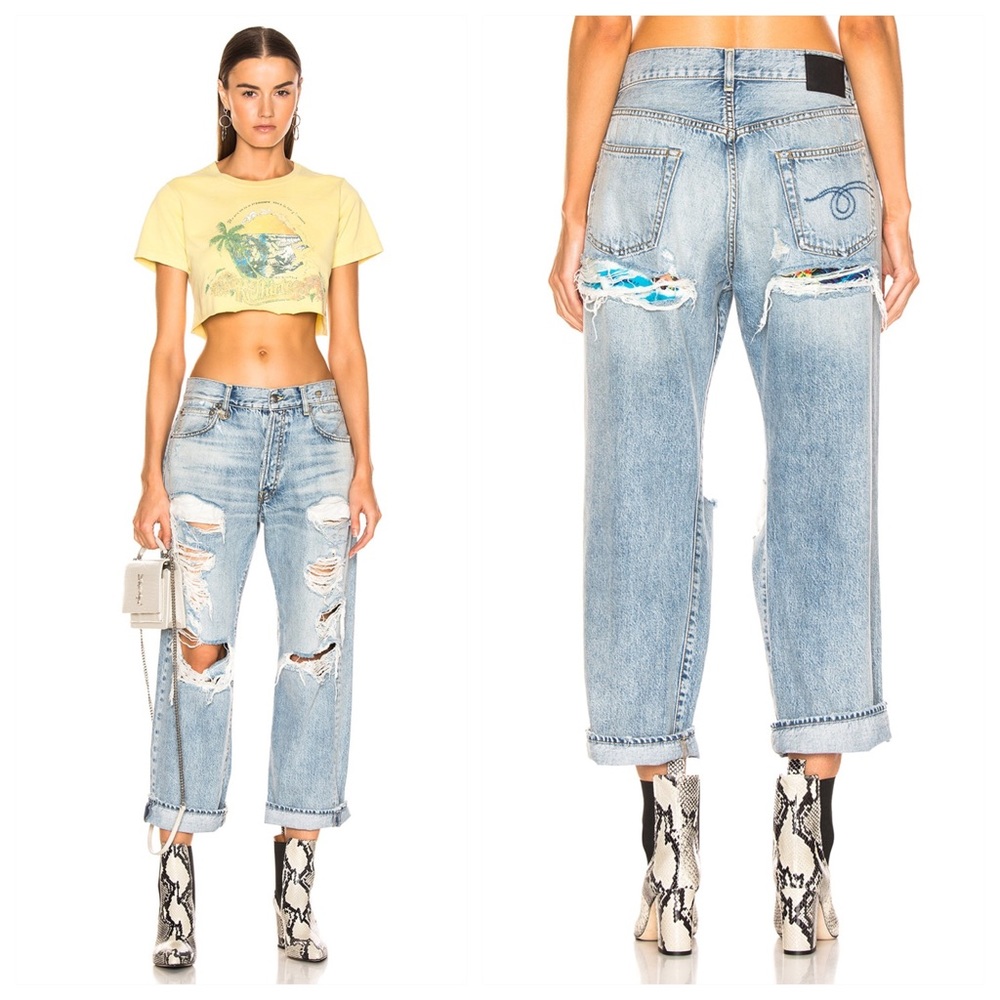 R13 Boyfriend Jean *Milton Hawaiian*